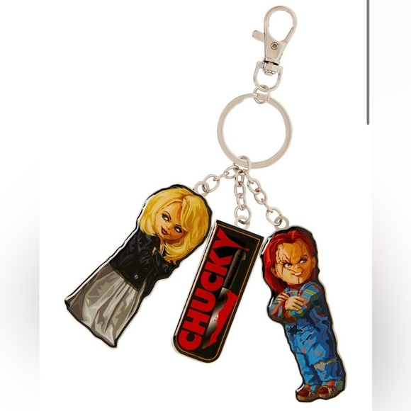 ❤️Chucky and Tiffany Keychain - Bride of Chucky ‼️FINAL SALE - Picture 1 of 1